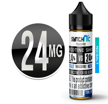 SynthNic NicShot 24MG NicSalt Nicotine Additive 15ml