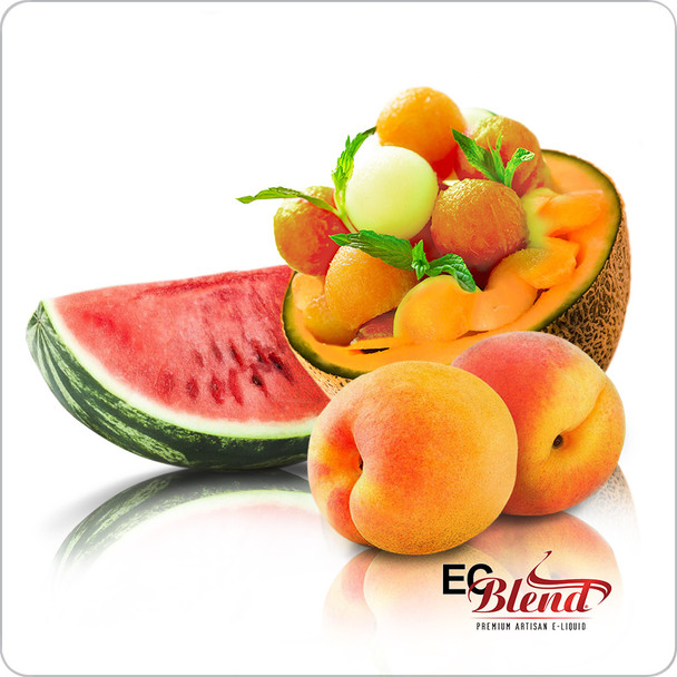 Peach Watermelon Cantaloupe - Premium Artisan E-Liquid | ECBlend Flavors