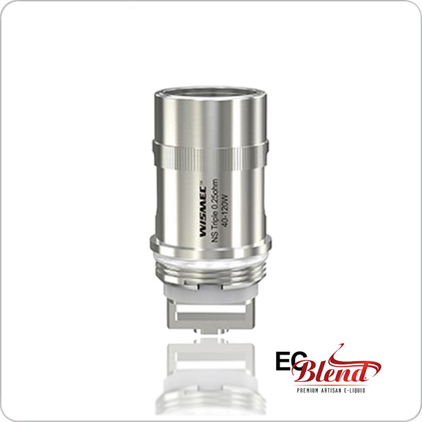 Wismec Elabo  Triple 0.25 Ohm Replacement Coil Head