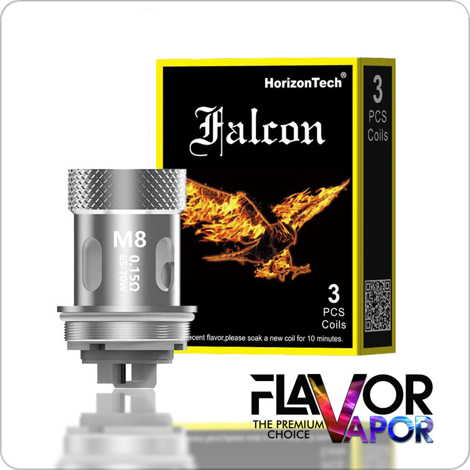 Clearomizer Replacement Head - Horizon - Falcon M8 Mesh Coils - 3