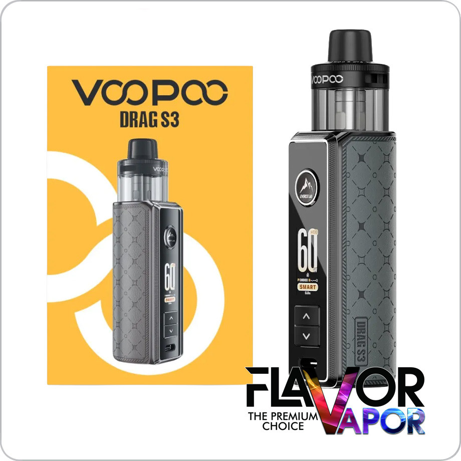 Personal Vaporizer E-Cig - VOOPOO - Drag S3 - Starter Kit - ECBlend Personal Vaporizer E-Cig - VOOPOO - Drag S3 - Starter Kit - ECBlend