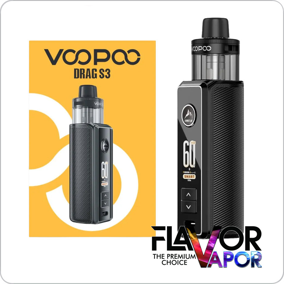 Personal Vaporizer E-Cig - VOOPOO - Drag S3 - Starter Kit - ECBlend Personal Vaporizer E-Cig - VOOPOO - Drag S3 - Starter Kit - ECBlend