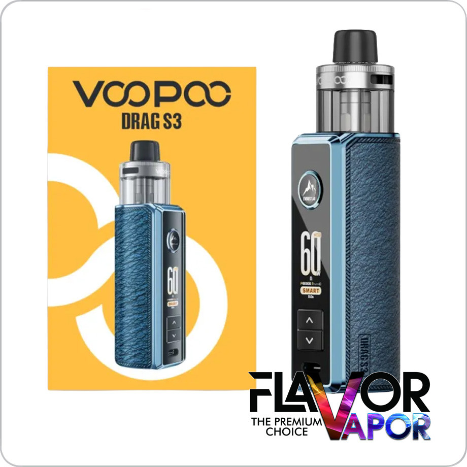 Personal Vaporizer E-Cig - VOOPOO - Drag S3 - Starter Kit - ECBlend Personal Vaporizer E-Cig - VOOPOO - Drag S3 - Starter Kit - ECBlend