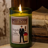 Scotch and Soda 14 ounce soy candle made by Tipsy Candle Company.