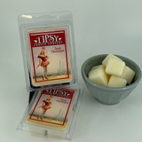 Peach Champagne Wax Melts made by Tipsy Candle Company.
