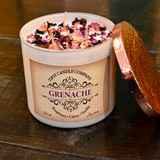 Grenache 17 ounce soy candle made by Tipsy Candle Company.