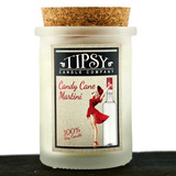 Candy Cane Martini Soy Tumbler Candle Made by Tipsy Candle Company