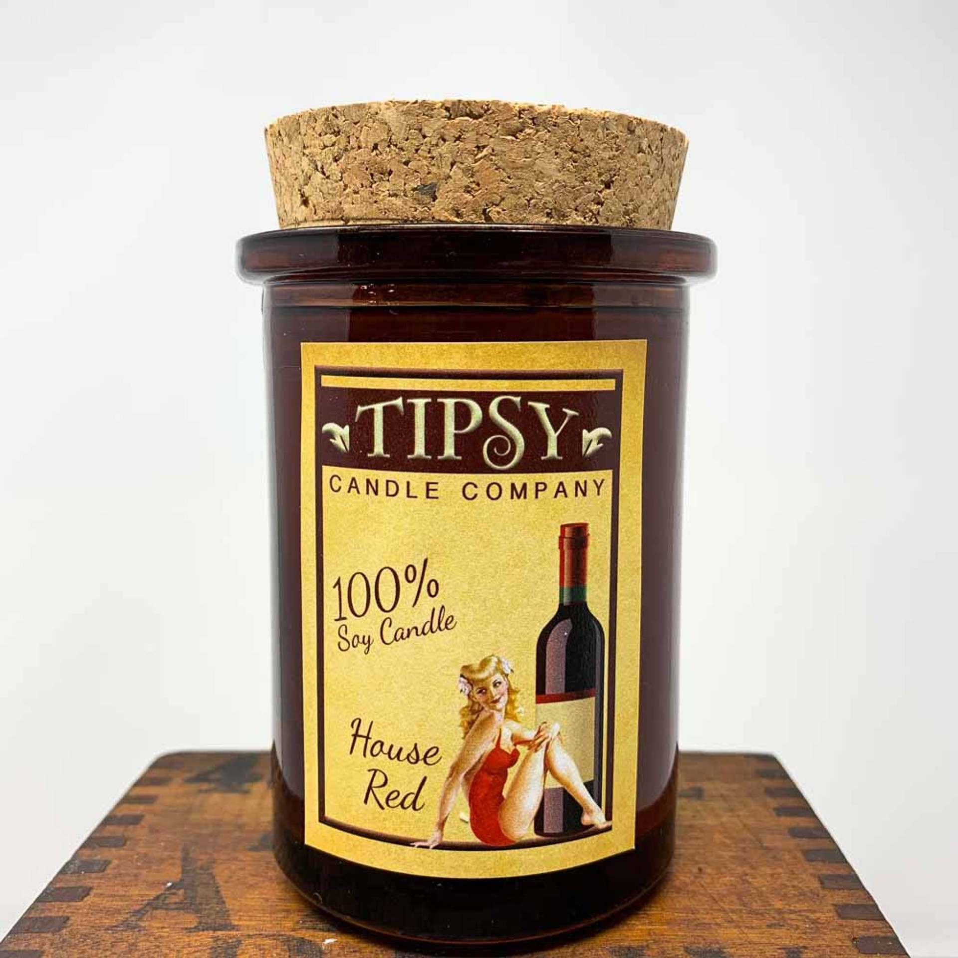House Red Soy Tumbler Candle Tipsy Candle Company house-red-soy-tumbler-candle-tipsy-candle-company