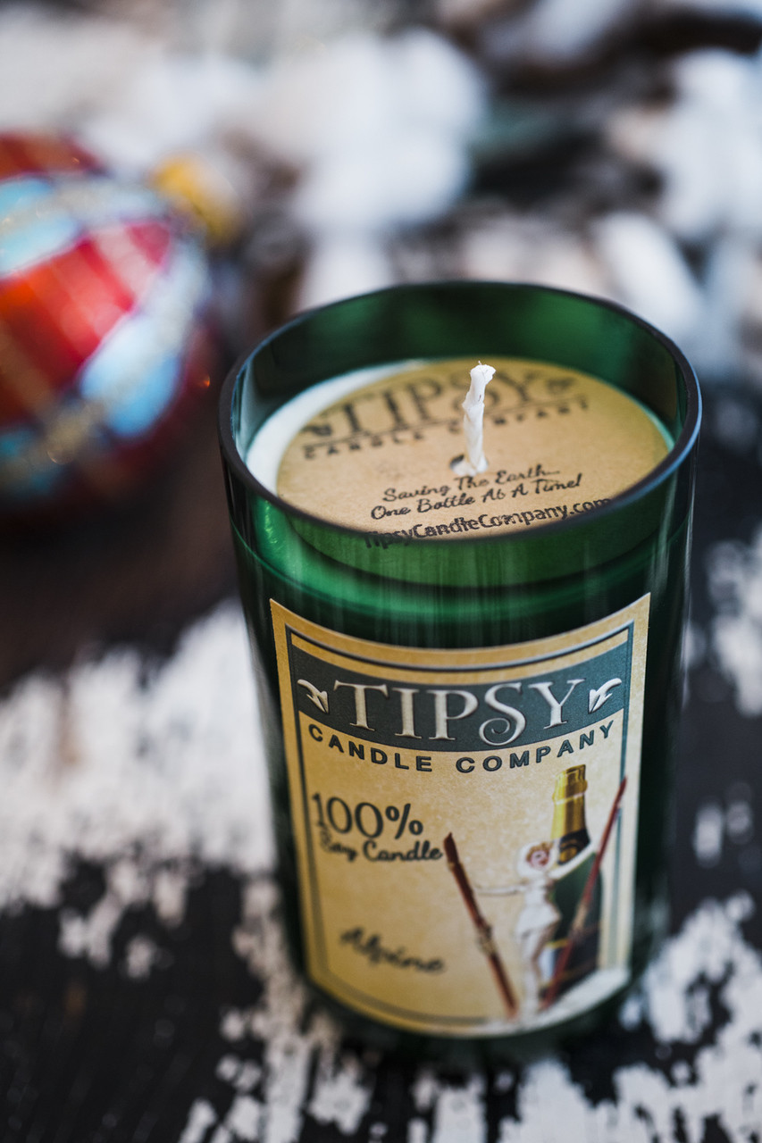 Alpine Soy Bottle Candle - Tipsy Candle Company