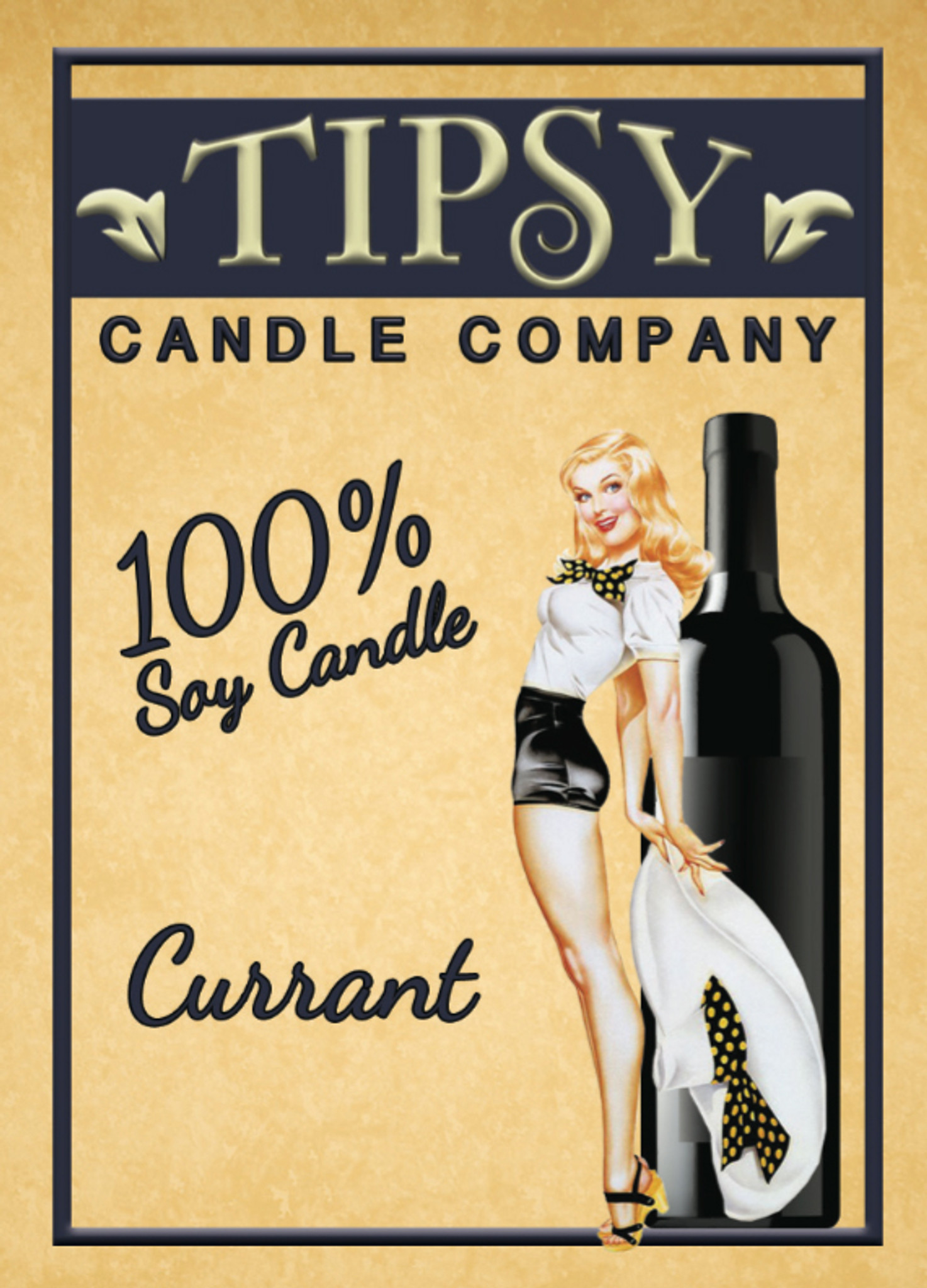 Vintage Black Currant Soy Wax Candle