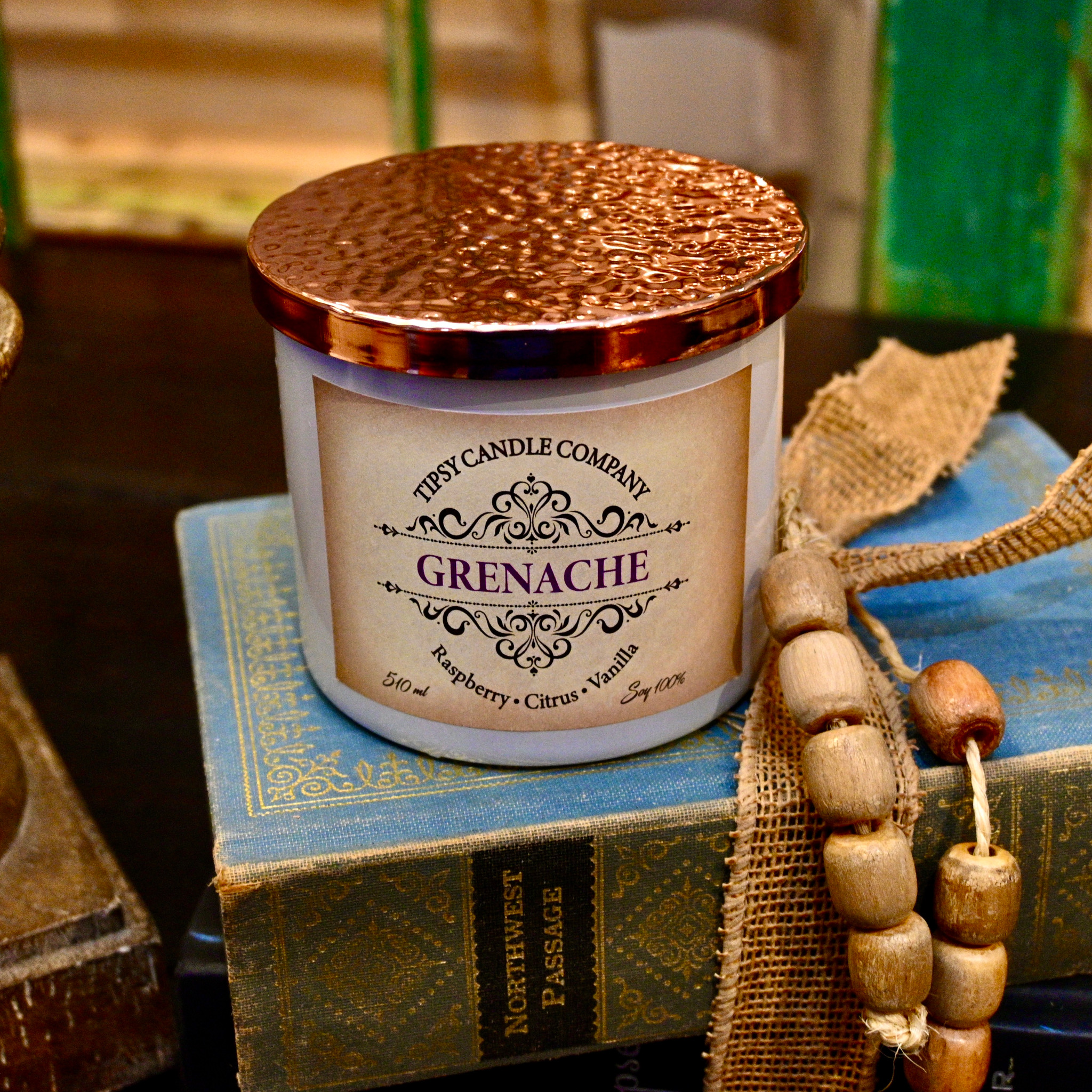 Grenache | Triple Wick Soy Candle - Tipsy Candle Company