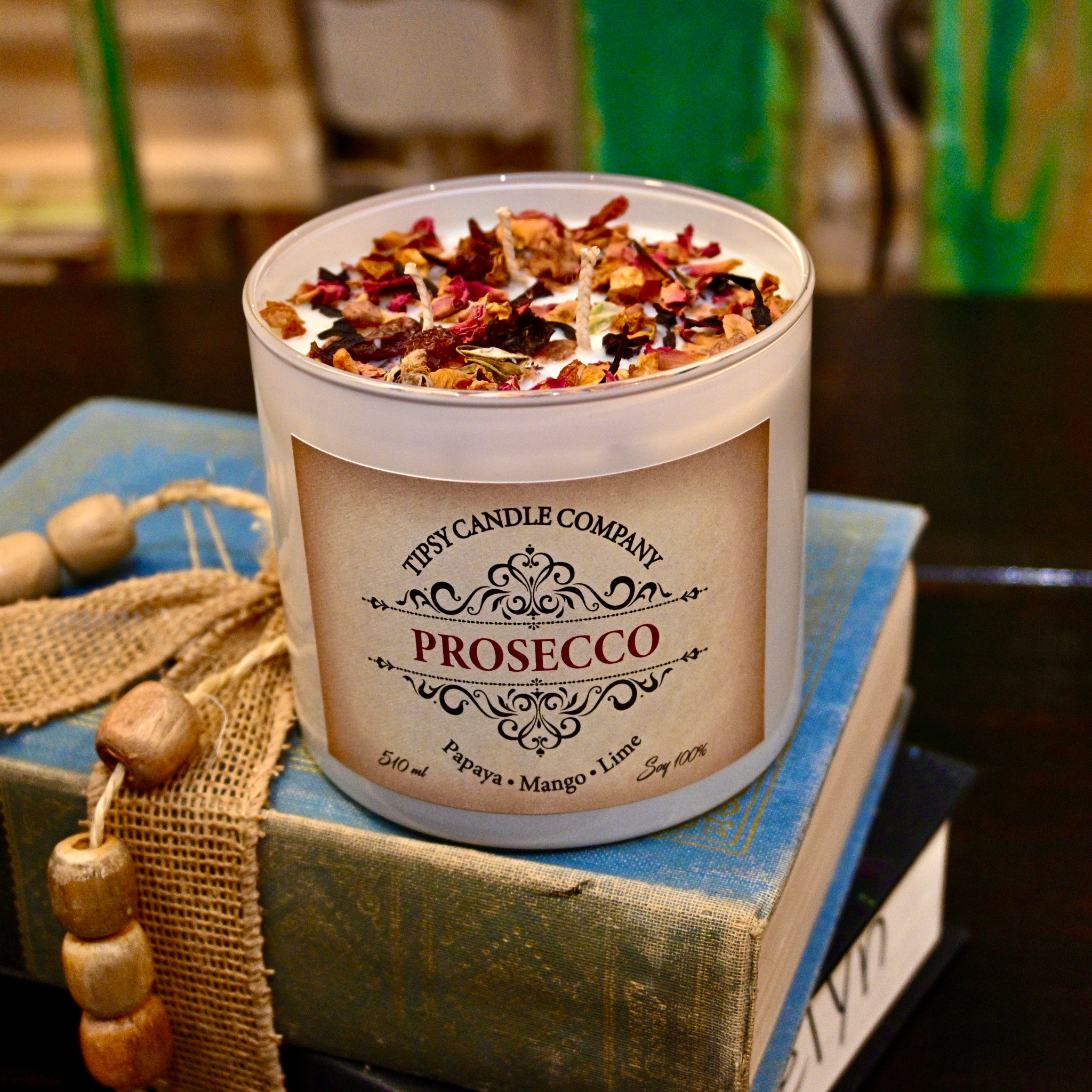 Tipsy Candle Company Prosecco Candle