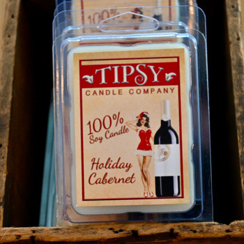 Holiday Cabernet Soy Wax Melts made by Tipsy Candle Company