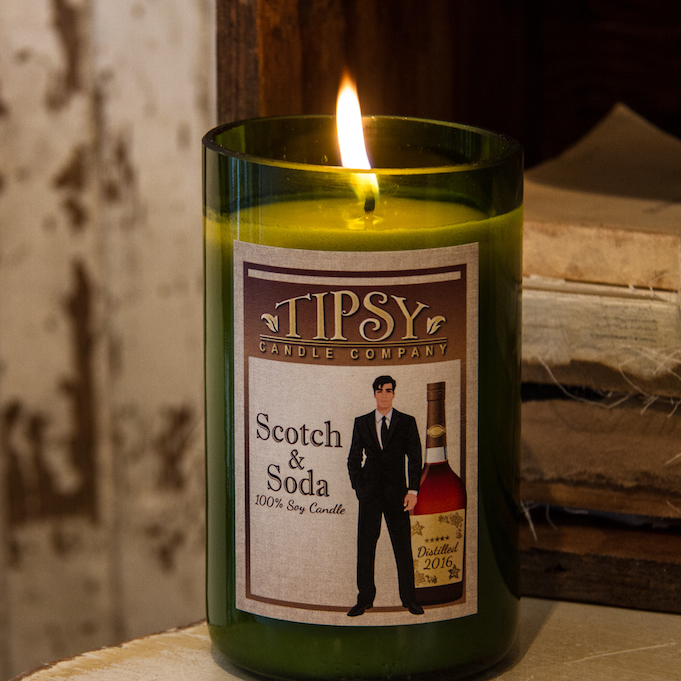 Soy Wine Bottle Candles Tipsy Candle Company