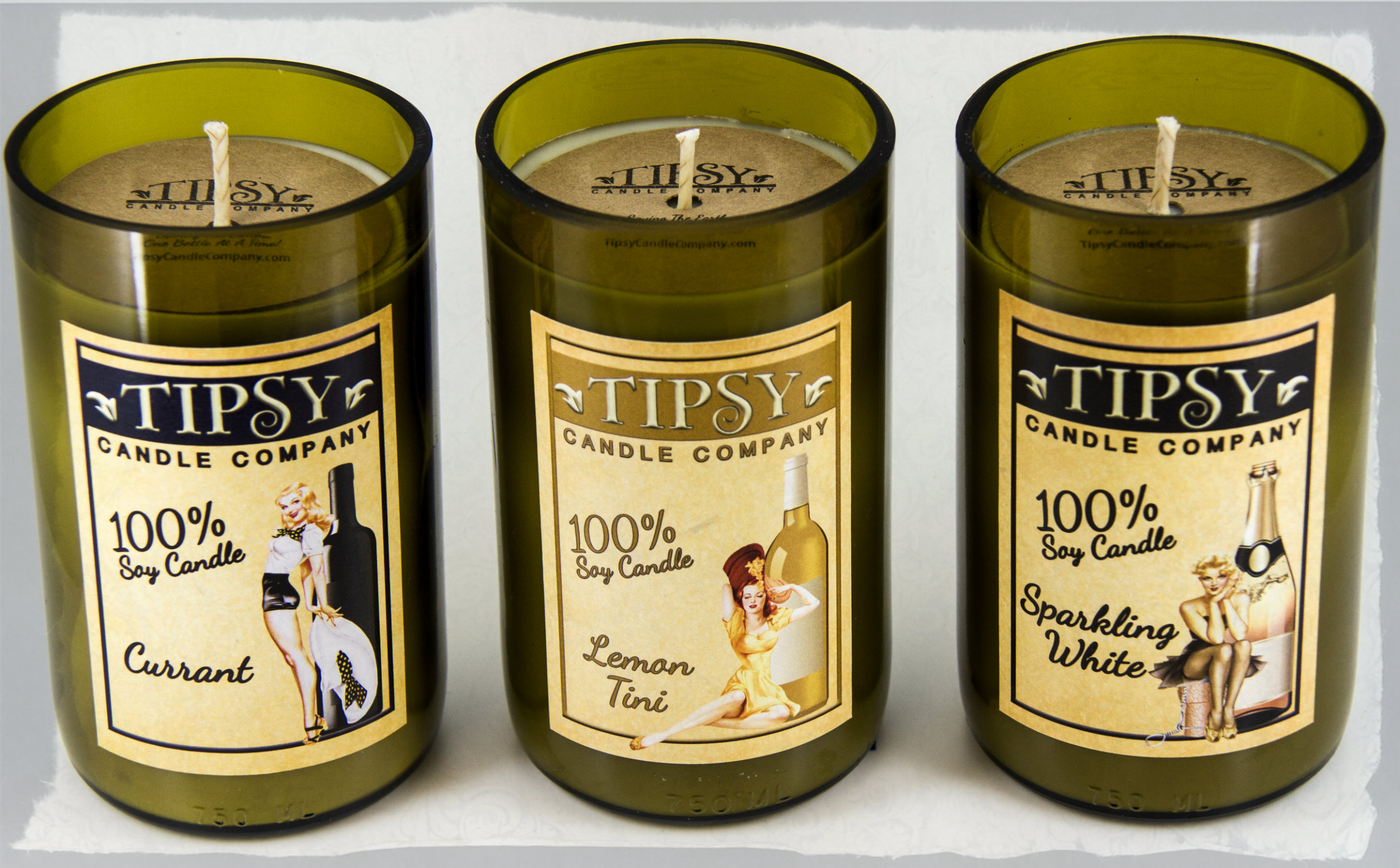 Holiday Candles by Tipsy Candle Company