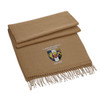 Beige Corpus Christi College Embroidered Scarf