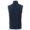 Merton College Embroidered Mens Fleece Gilet - Navy
