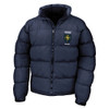 College Classic Embroidered  Puffer Jacket - Navy