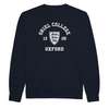 Colleges One Colour Print Sweatshirt - Navy