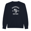 Colleges One Colour Print Sweatshirt - Navy