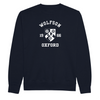 Colleges One Colour Print Sweatshirt - Navy