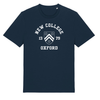 Colleges One Colour Print T-Shirt - Navy
