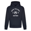 Colleges One Colour Print Hoodie - Navy