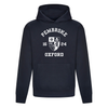 Colleges One Colour Print Hoodie - Navy