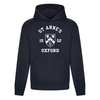 Colleges One Colour Print Hoodie - Navy