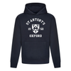 Colleges One Colour Print Hoodie - Navy