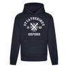 Colleges One Colour Print Hoodie - Navy
