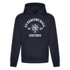 Colleges One Colour Print Hoodie - Navy