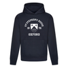 Colleges One Colour Print Hoodie - Navy