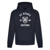 Colleges One Colour Print Hoodie - Navy