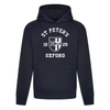 Colleges One Colour Print Hoodie - Navy