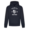 Colleges One Colour Print Hoodie - Navy