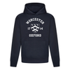 Colleges One Colour Print Hoodie - Navy