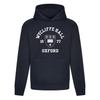 Colleges One Colour Print Hoodie - Navy