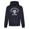 Colleges One Colour Print Hoodie - Navy