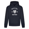 Colleges One Colour Print Hoodie - Navy