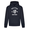 Colleges One Colour Print Hoodie - Navy