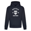 Colleges One Colour Print Hoodie - Navy