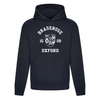 Colleges One Colour Print Hoodie - Navy