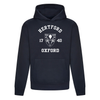 Colleges One Colour Print Hoodie - Navy