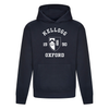 Colleges One Colour Print Hoodie - Navy