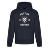 Colleges One Colour Print Hoodie - Navy