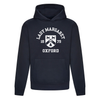 Colleges One Colour Print Hoodie - Navy