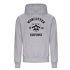 Colleges One Colour Print Hoodie - Grey