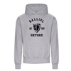 Colleges One Colour Print Hoodie - Grey