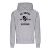 Colleges One Colour Print Hoodie - Grey
